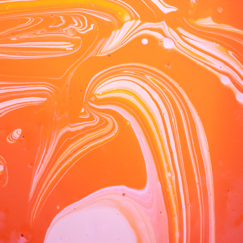 Peinture rose et orange